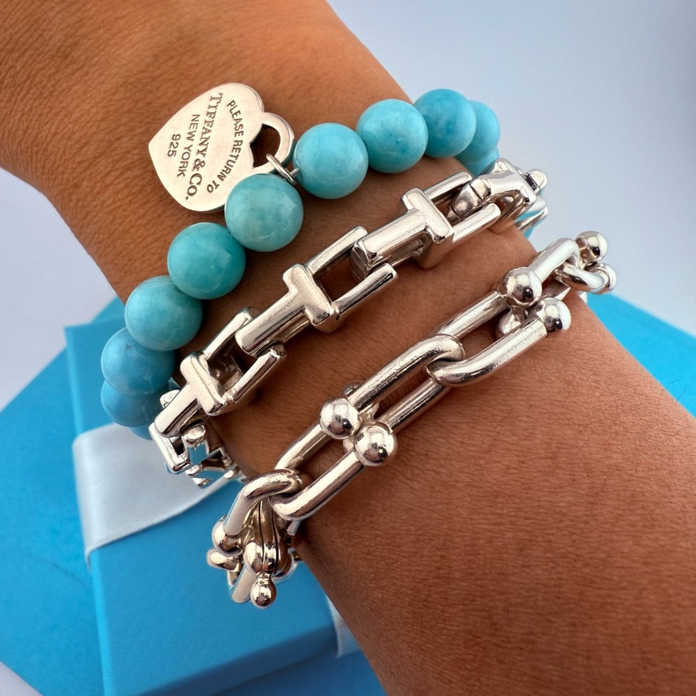 Tiffany Wide T links bracelet